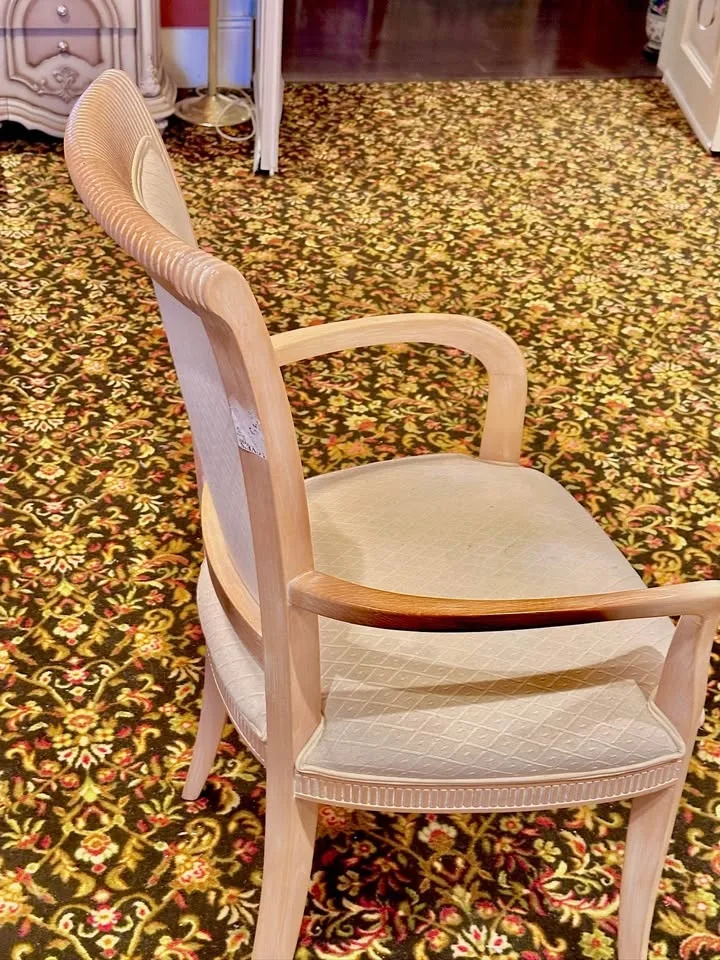 Vintage Furniture-Cream Vintage Chair image indicator(3)