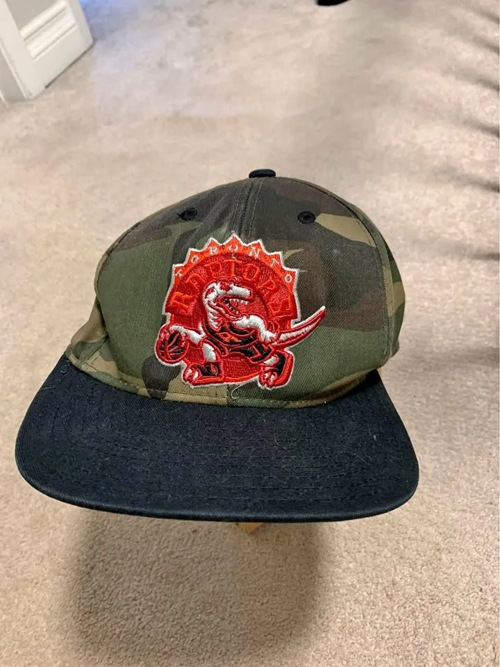 Vintage Camo Raptors hat
