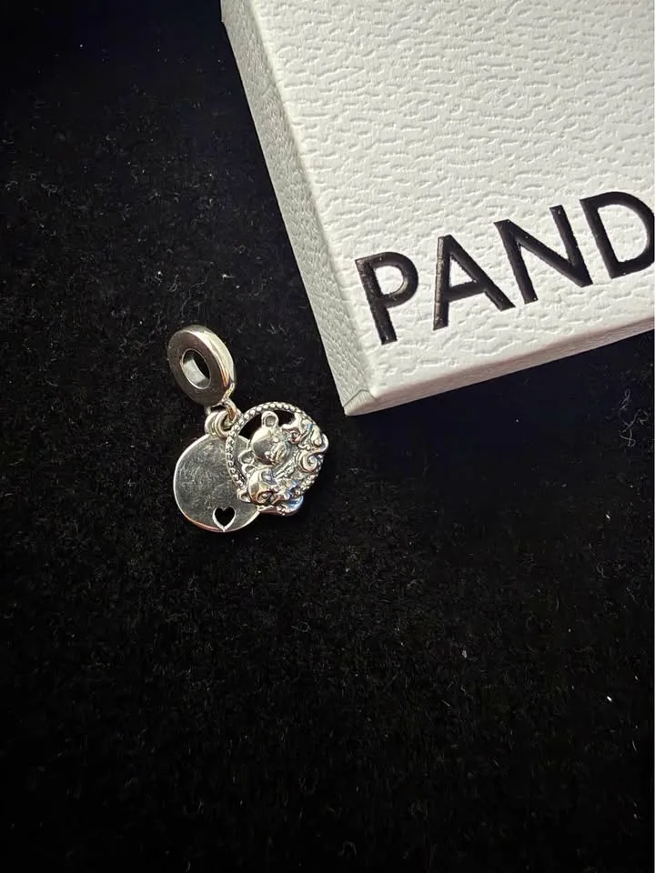 PANDORA 925 Life is better with Friends Bear Fox Squirrel Charm(
