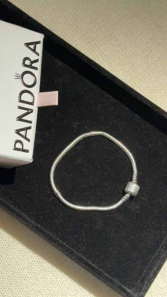 Pandora Bracelet Sparkling Pavé Clasp (S925 Silver) 🥕 - photo 2