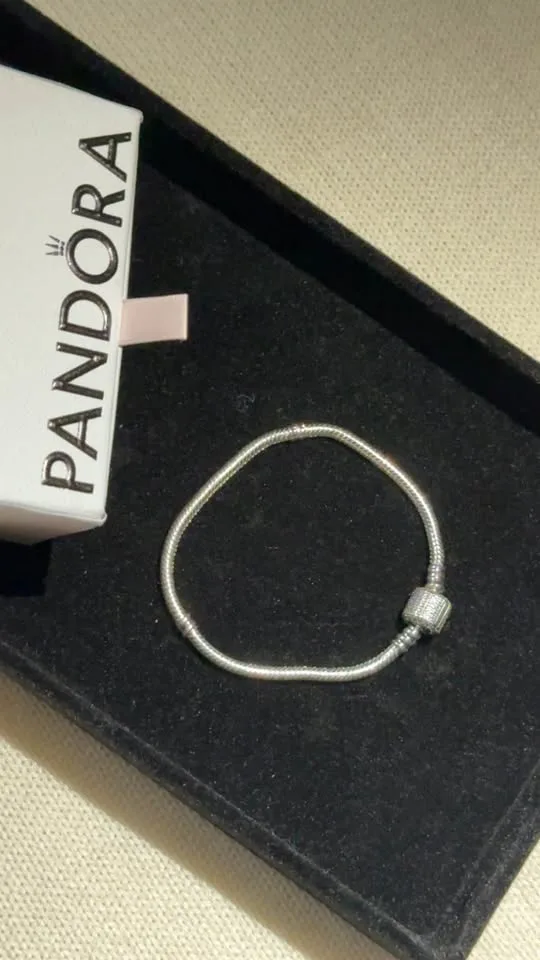 Pandora Bracelet Sparkling Pavé Clasp (S925 Silver) 🥕 image indicator(2)