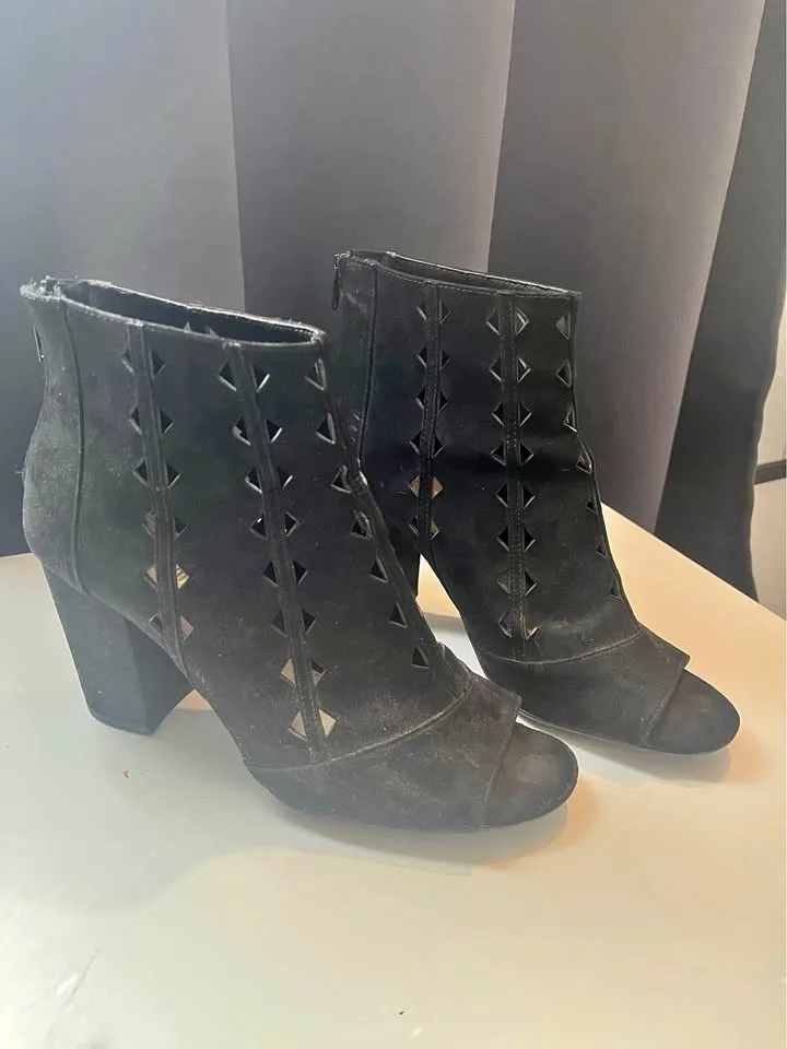 Black Block heels size 10
