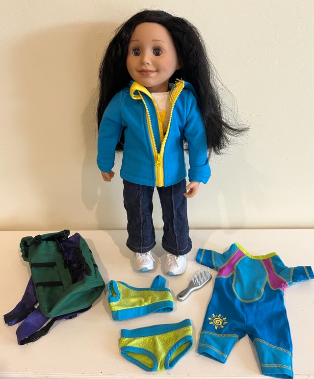 Maplelea Doll Alexi & accessories