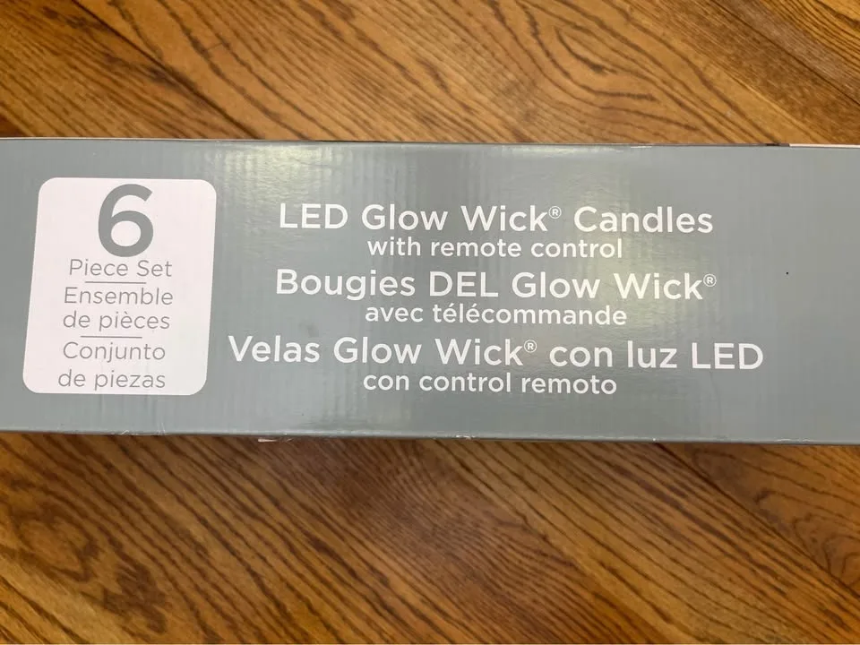 ✨ LED Glow Wick® Candle Set – Brand New in Box ✨ image indicator(2)