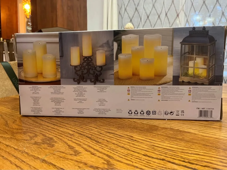 ✨ LED Glow Wick® Candle Set – Brand New in Box ✨ image indicator(5)
