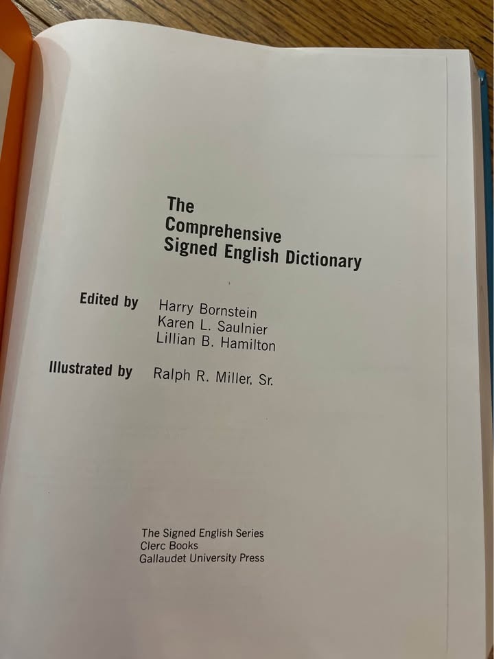Comprehensive Signed English Dictionary - photo 2
