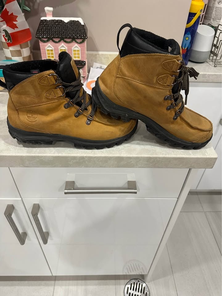 mens size 10 timberland winter boots- jane and shep - photo 2