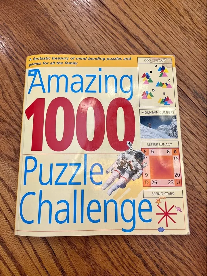 The Amazing 1000 Puzzle Challenge Book