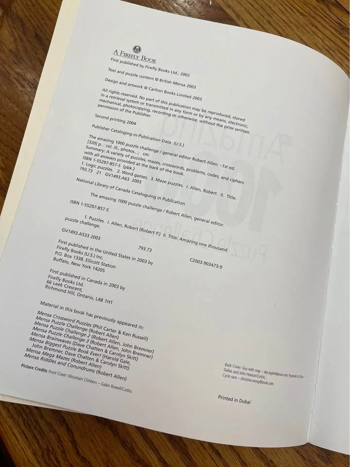 The Amazing 1000 Puzzle Challenge Book image indicator(2)