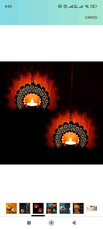 Hanging Tealight Candle Holder ( indoor/outdoor) - photo 5