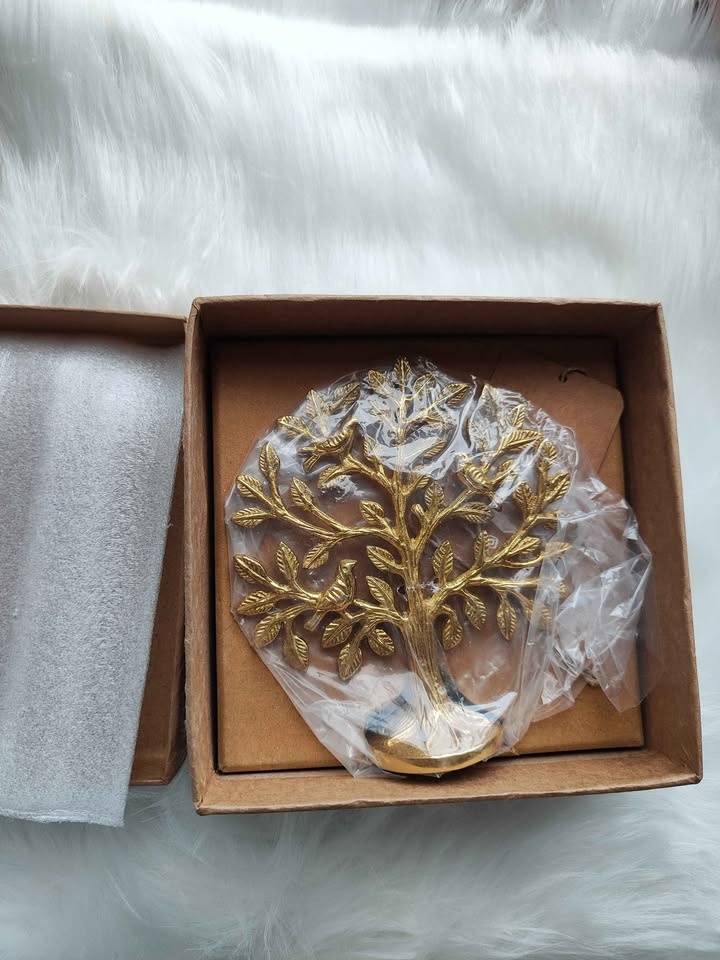 Kalpvriksh Tree and birds, 100%pure brass, handmade, 5.9 inch - photo 3