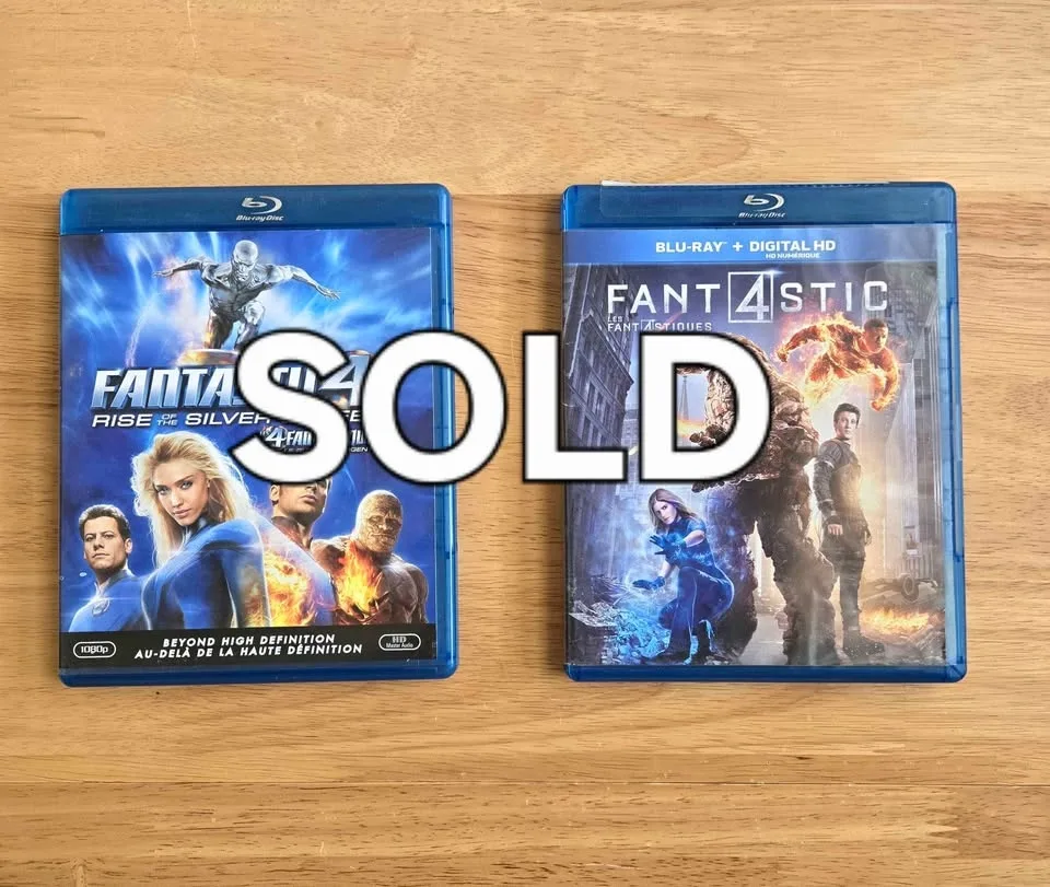 Blu-ray Marvel Superhero Movies - $5 each OR $20 for 5 image indicator(2)