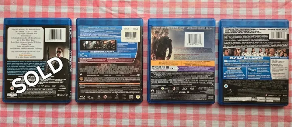 Blu-ray Sci-fi Movies $4 each OR 3 for $10 image indicator(3)