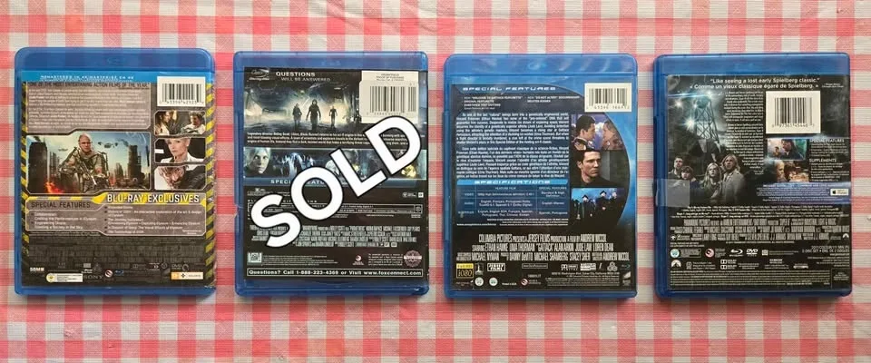 Blu-ray Sci-fi Movies $4 each OR 3 for $10 image indicator(7)