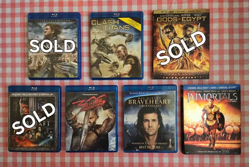 Blu-ray Historic, Medieval Titles: $4 each, 4 for $15 image indicator(5)