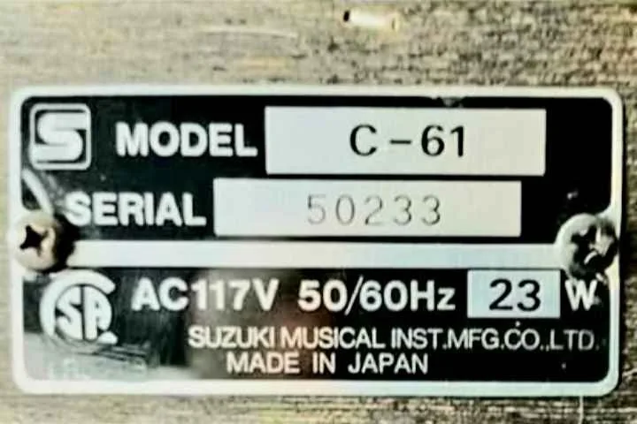 Rare Suzuki Keyboard Electronic Piano image indicator(6)