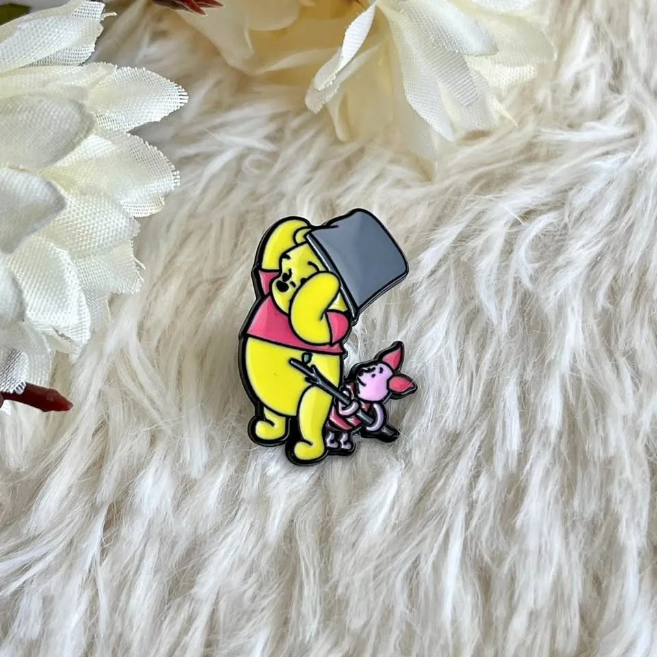 Winnie the Pooh and Piglet Enamel Pin #12