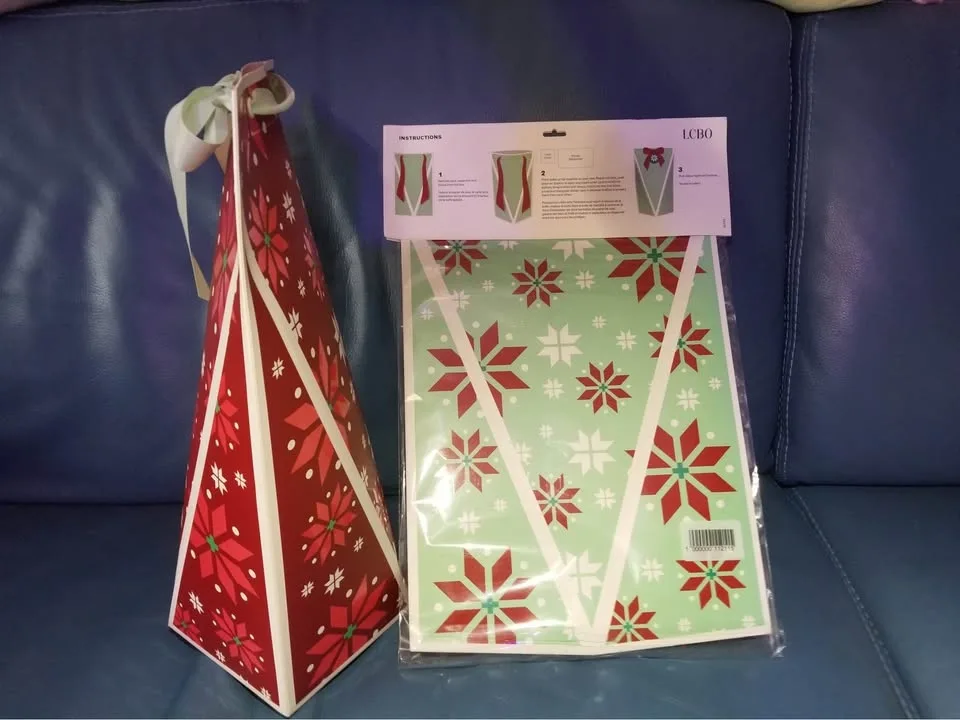 🎄 Brand New LCBO Double Bottle Gift Boxes – Only $1.50 Each! 🎁 image indicator(2)