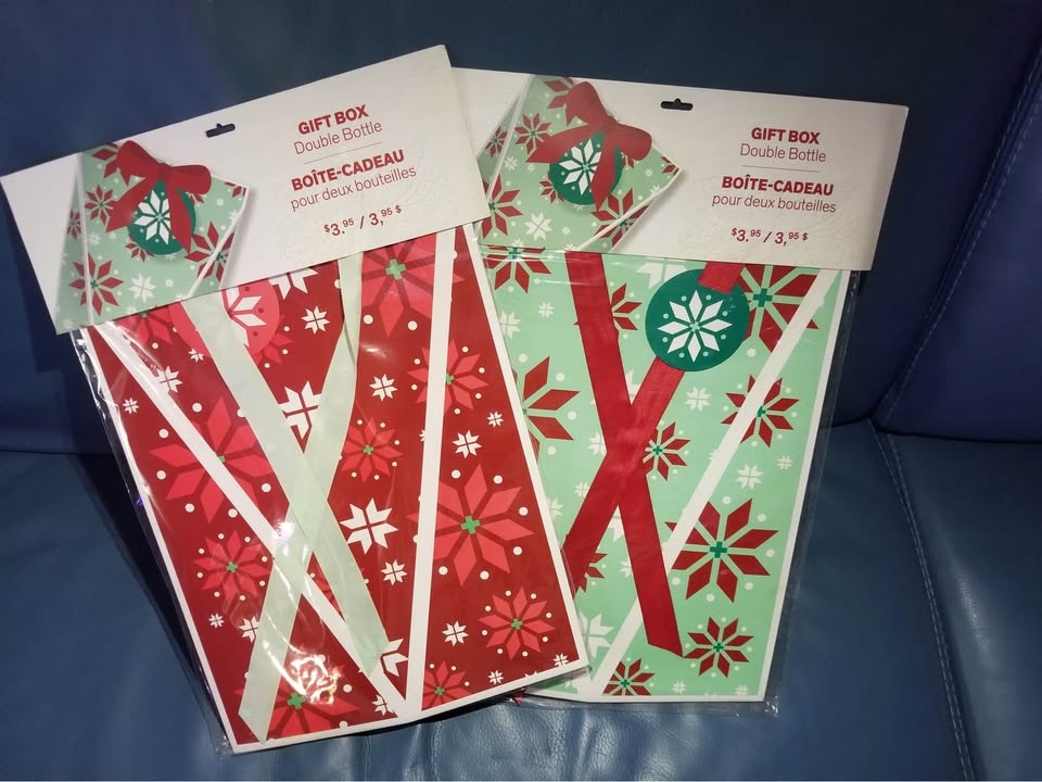 🎄 Brand New LCBO Double Bottle Gift Boxes – Only $1 Each! 🎁 - photo 4