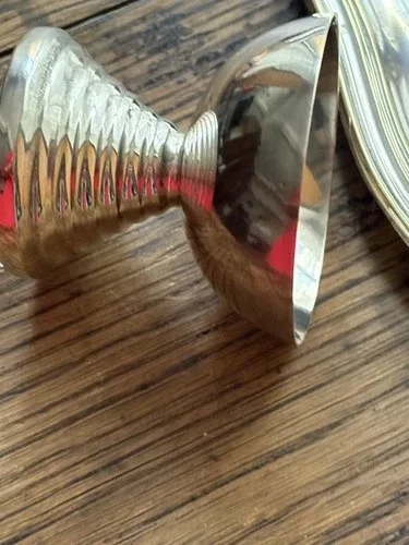 RARE VINTAGE SIGG switzerland Cups Silver plated & TRAY image indicator(5)