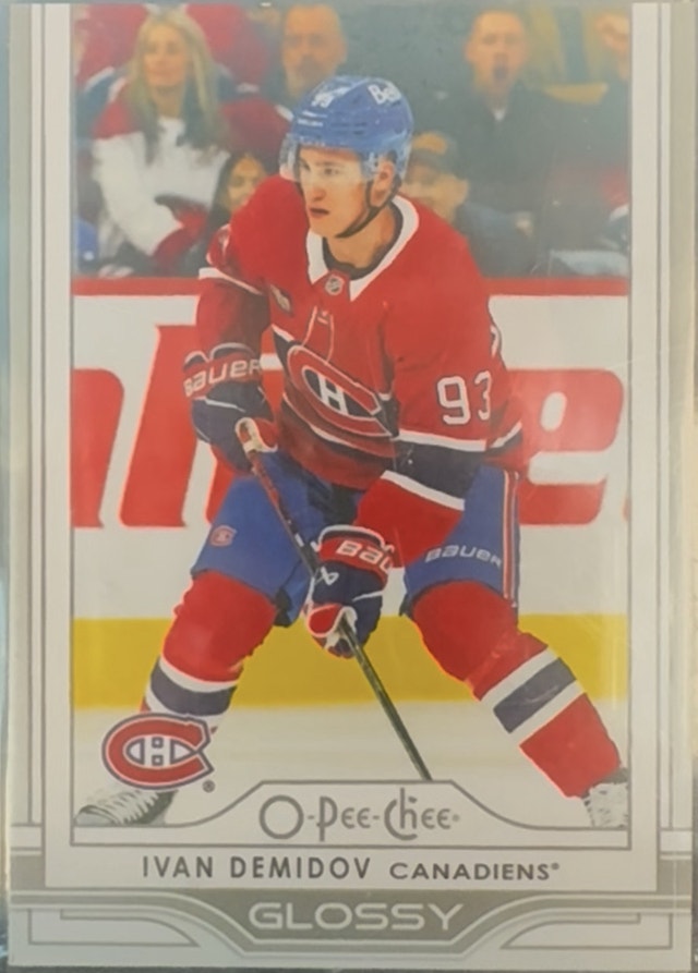 2025-26 Ivan Demidov GLOSSY Rookie Card (RC)