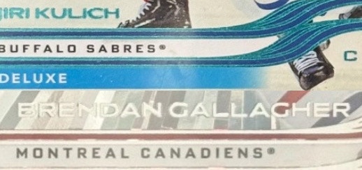 2025-26 UD KULICH / GALLAGHER Hockey Cards