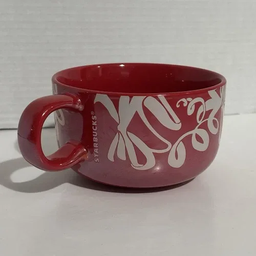Starbucks Red Ribbon 2023 Holiday Coffee Mug 16oz