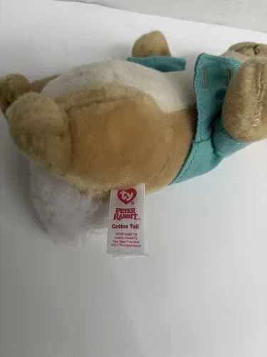 Ty PETER RABBIT Cotton Tail 7” Beanie Plush 2018 image indicator(6)