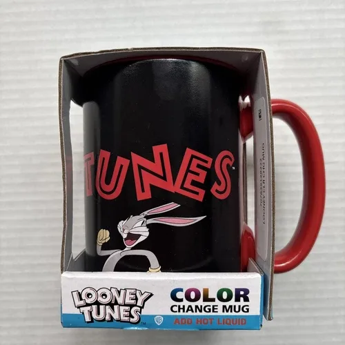 NEW Looney Tunes Color Changing Coffee Cup Mug