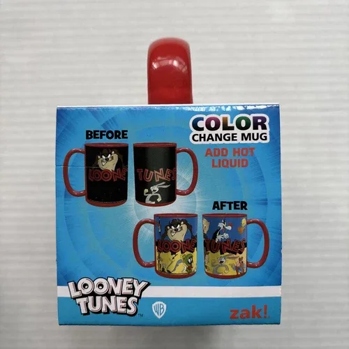 NEW Looney Tunes Color Changing Coffee Cup Mug image indicator(5)