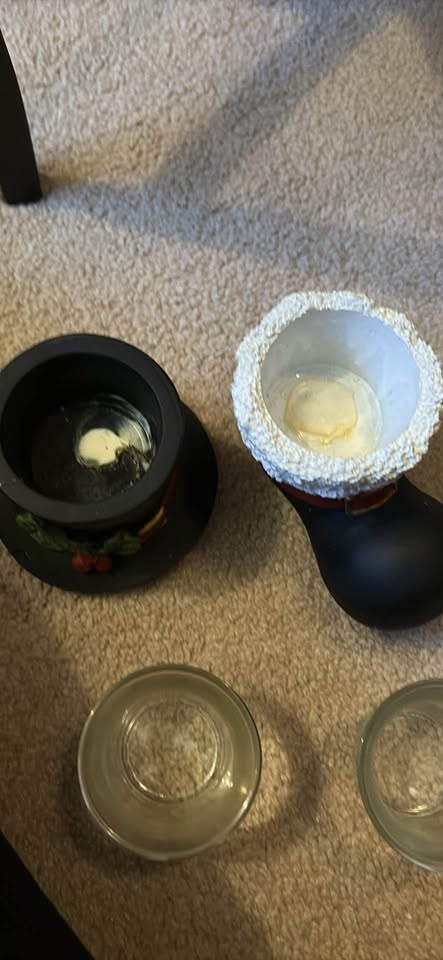 2 christmas tea light holders - photo 3