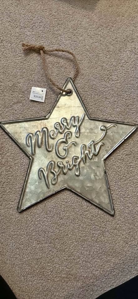 Christmas hanging star