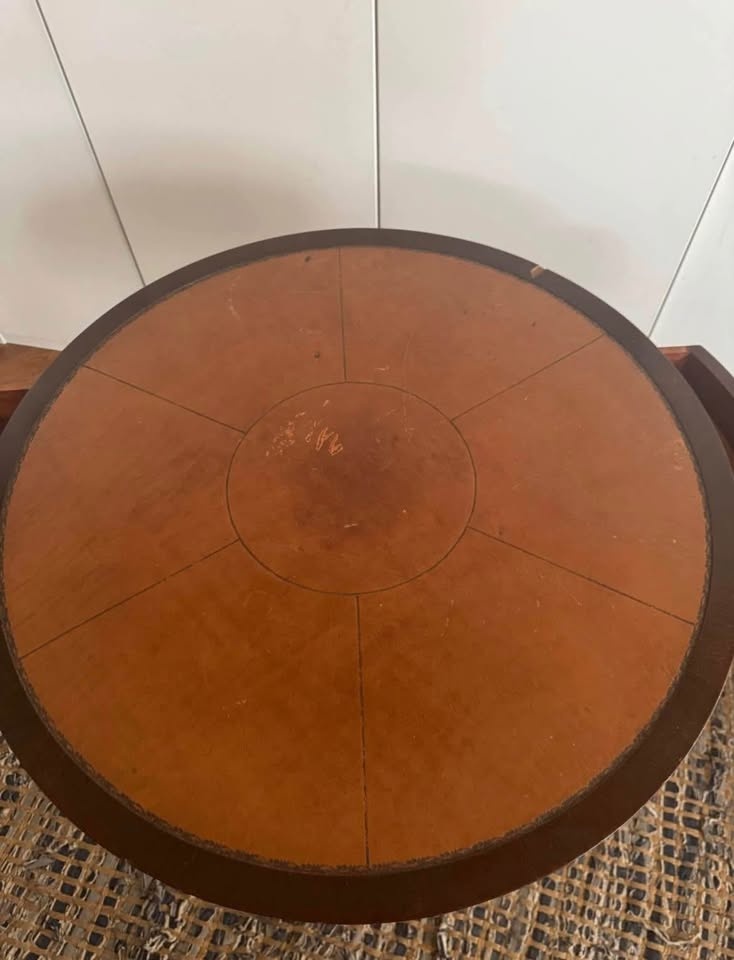 Vintage 1941 Charak Round Side Table - photo 5