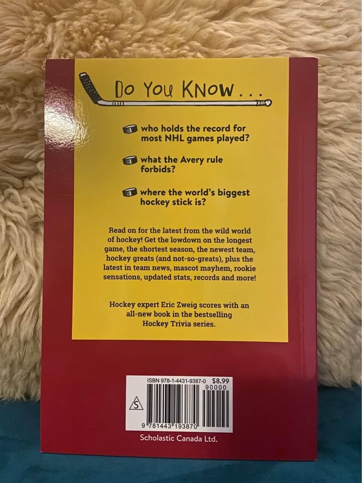 NEW KIDS HOCKEY BOOK: Awesome Hockey Trivia for Kids - photo 2
