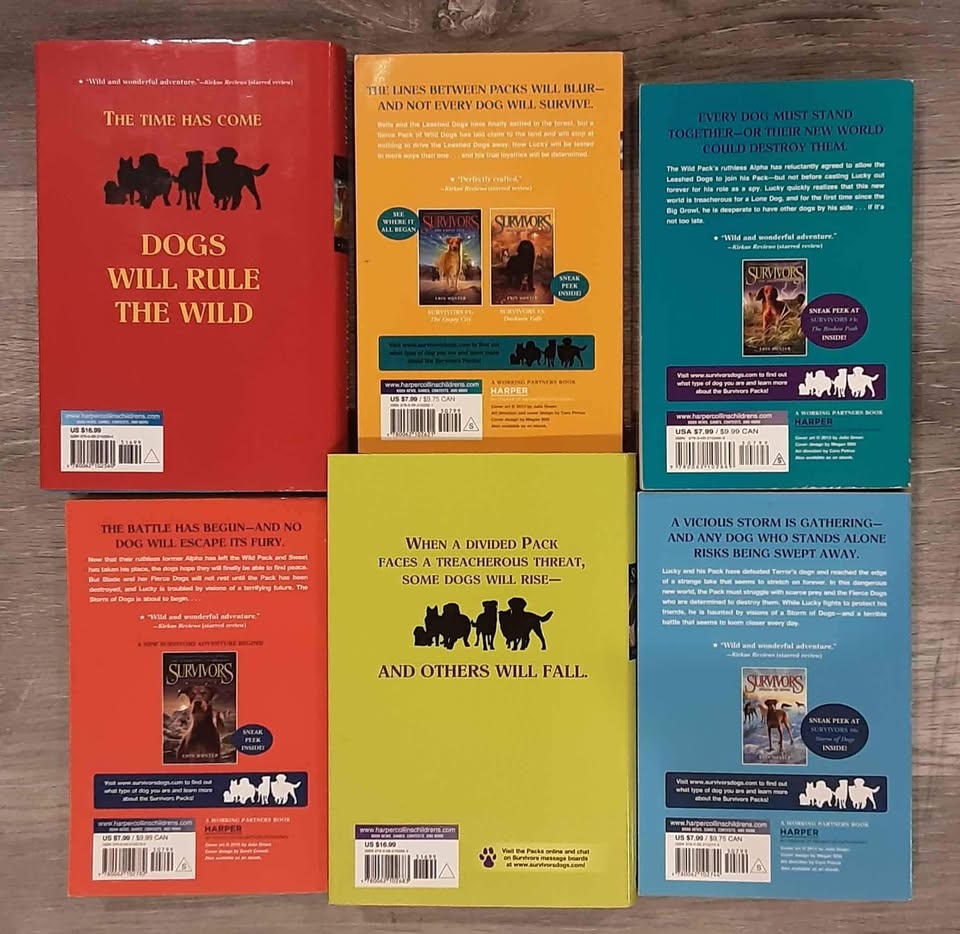 EUC SURVIVORS by Erin Hunter (books 1-6) - photo 2