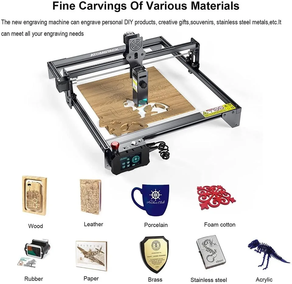 50W Laser Engraving & Cutting Machine System image indicator(9)
