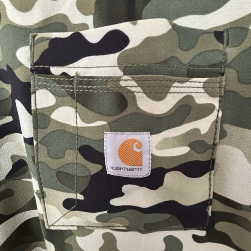 Carhartt Force Camo V-neck Scrub Shirt - Small - photo 3