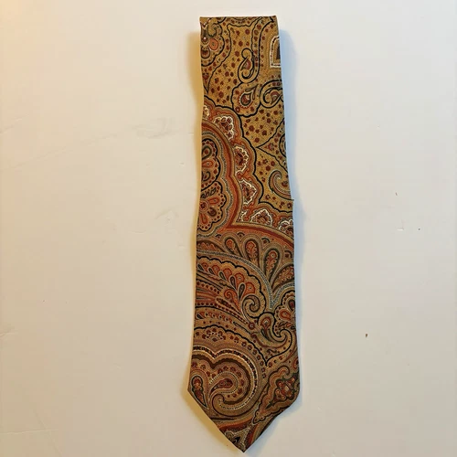 Vintage Polo Ralph Lauren Tie Silk Hand Made In USA Classic Pais