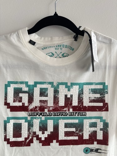 Buffalo David Bitton Men's T-Shirt - GAME OVER - Size M - NWT - photo 2