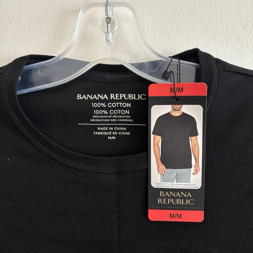 BANANA REPUBLIC Mens Cotton Shirt S/S Tee Sz Medium - New - photo 3