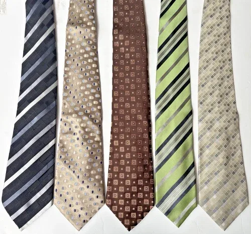 Geoffrey Beene Silk Handmade Men's Ties - Lot of 5