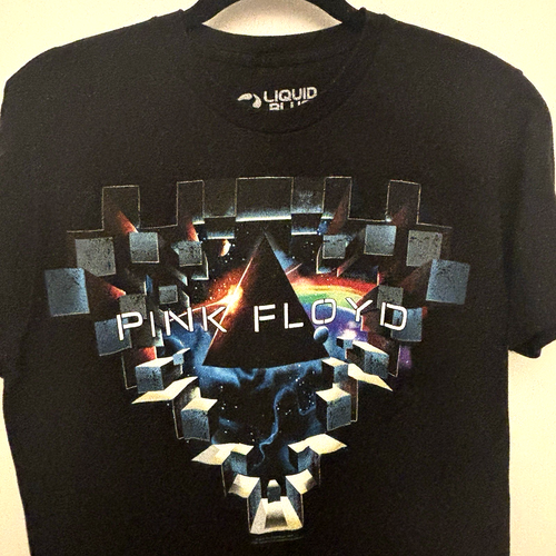 Liquid Blue Pink Floyd Tee Mens Medium Black - photo 3