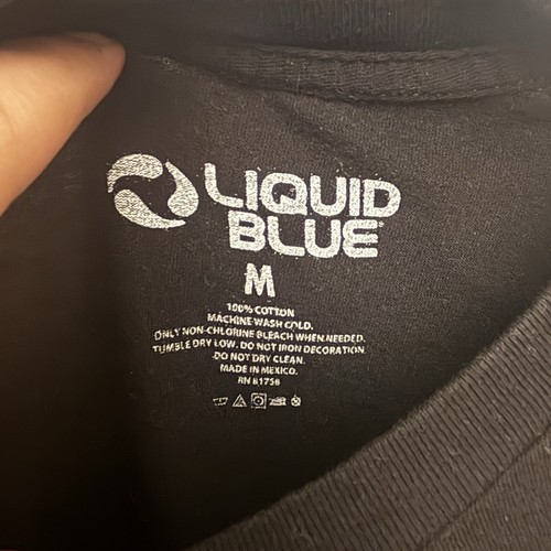 Liquid Blue Pink Floyd Tee Mens Medium Black - photo 4