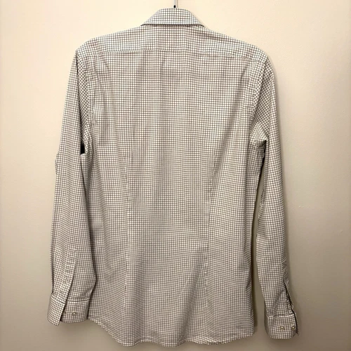FRANK AND OAK - Men's Shirt - White Checkered - Medium - photo 3