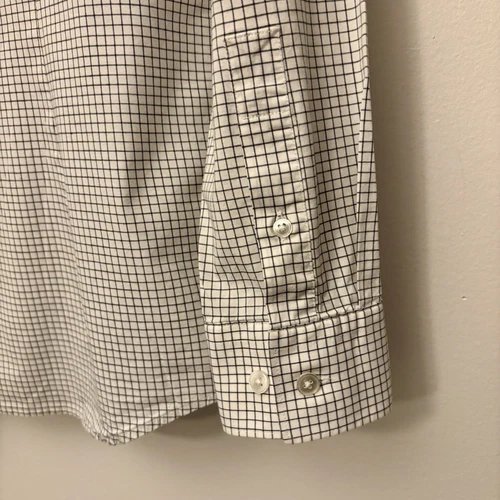 FRANK AND OAK - Men's Shirt - White Checkered - Medium - photo 5