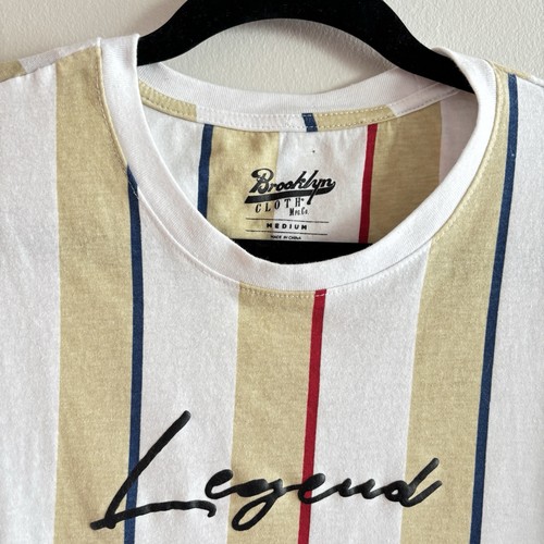 Brooklyn CLOTH MFG Co. - Legend - Striped T Shirt - Unisex Mediu - photo 2