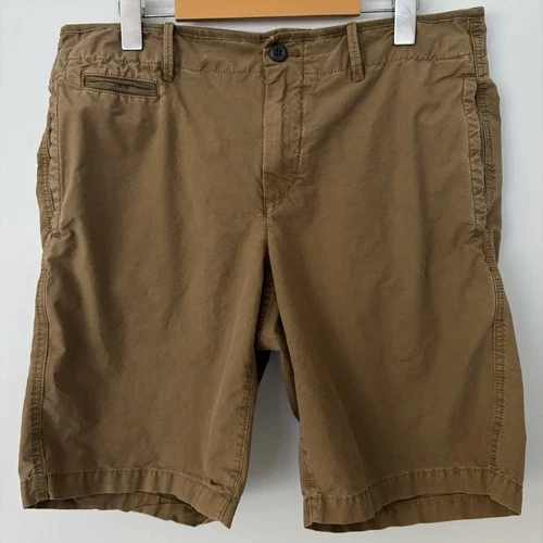 Gap Sunwashed Bermuda Shorts Mens 33 Beige Brown