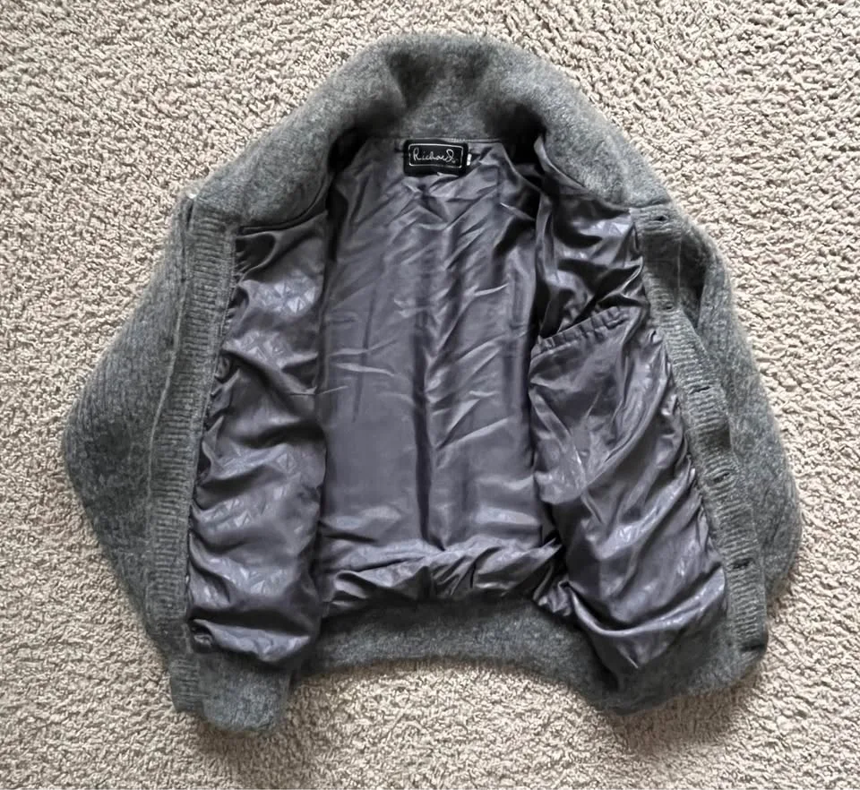 Vtg Richard Per Uomo Alpaca Blend Cardigan Fits Small-Medium image indicator(2)