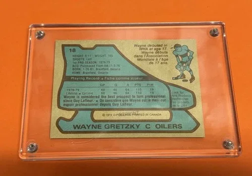 1979-80 WAYNE GRETZKY OPC HOCKEY REPRINT CARD #18 image indicator(4)
