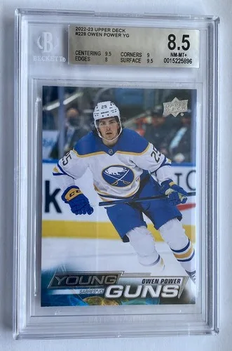 2022-23 OWEN POWER Young Guns (Beckett Graded 8.5)